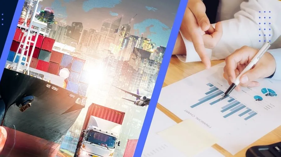 Buque portacontenedores, camión de carga y análisis de ventas: la cadena de una exportación