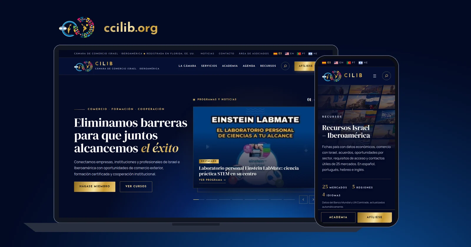CILIB estrena su nuevo sitio web: ccilib.org, en cuatro idiomas