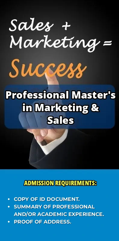 Master's in Marketing and Sales — image 2 · Israel Ibero-America Chamber of Commerce