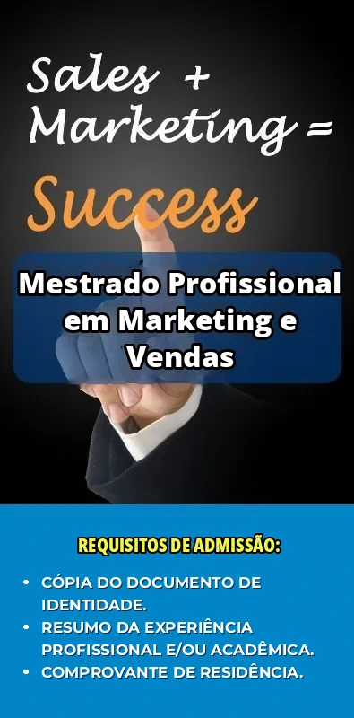 Mestrado em Marketing e Vendas — imagem 2 · Câmara de Comércio Israel Ibero-América