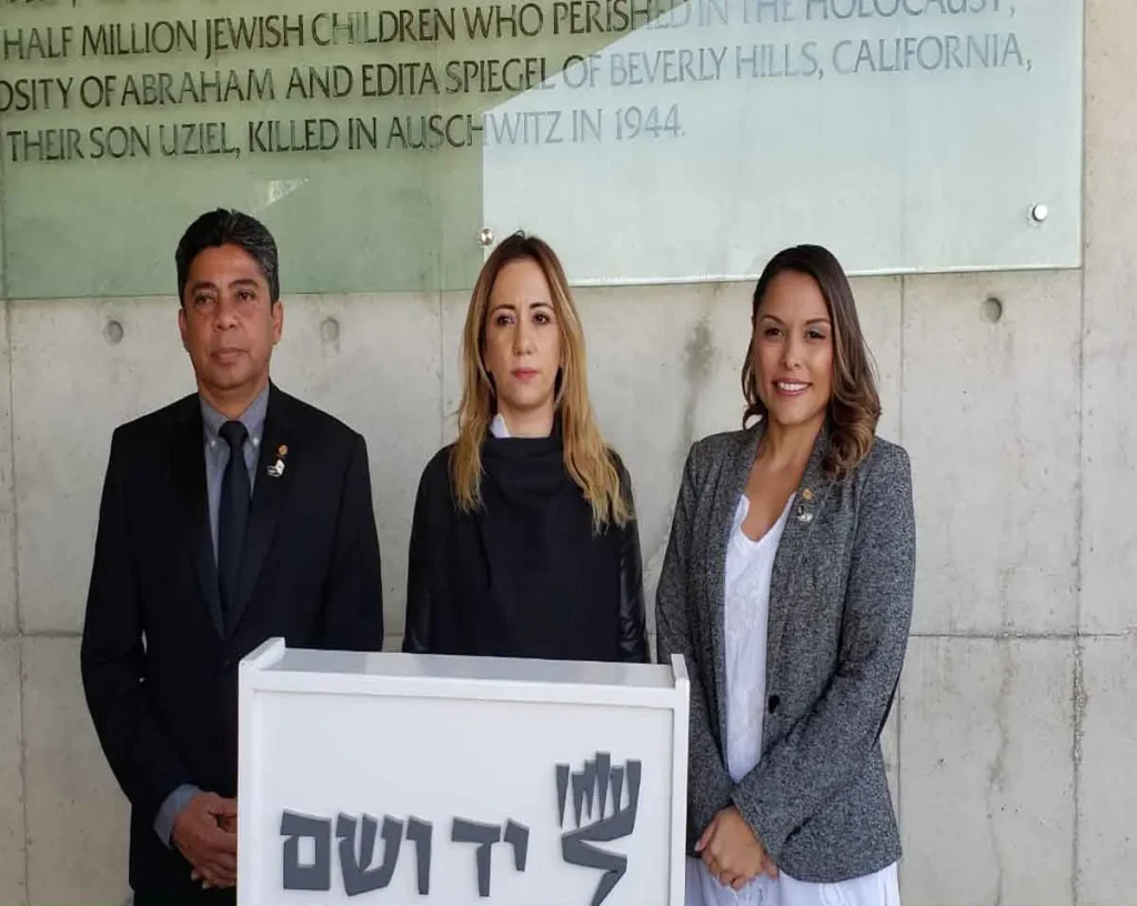 Acto conmemorativo de la comitiva iberoamericana de la Cámara en Yad Vashem, Jerusalén