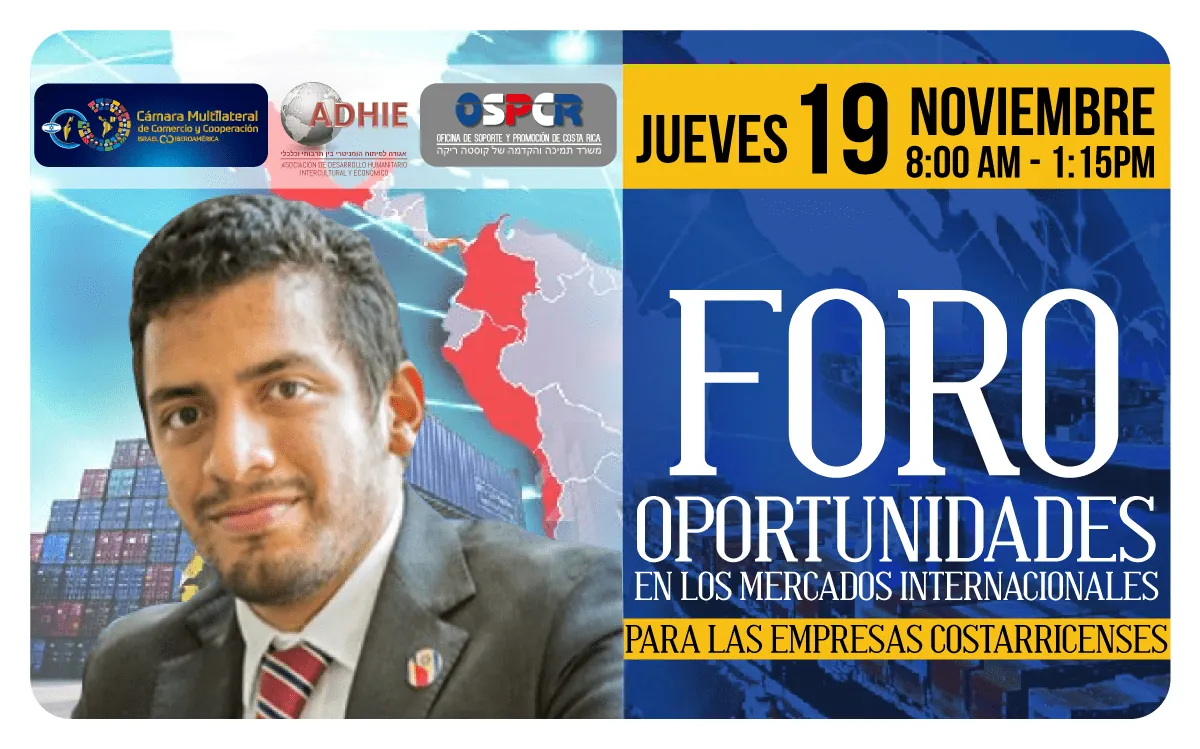 Foro sobre oportunidades en los mercados internacionales para empresas costarricenses
