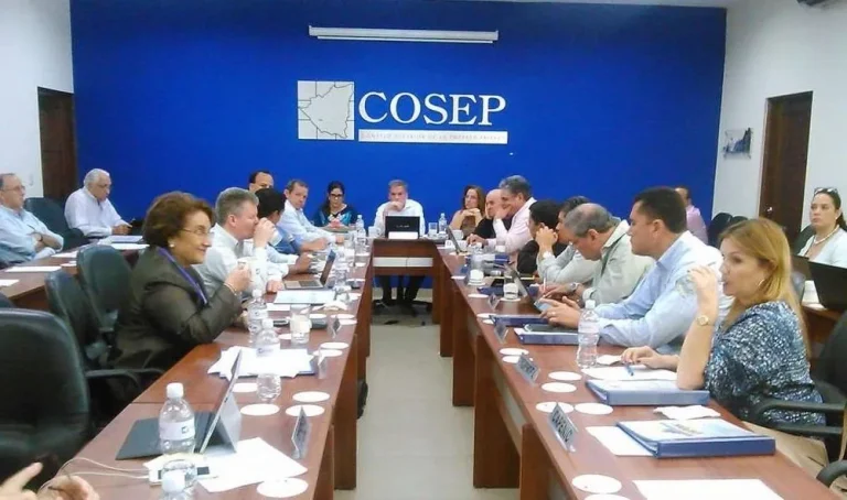 Working meeting at the headquarters of Nicaragua's Superior Council of Private Enterprise (COSEP)